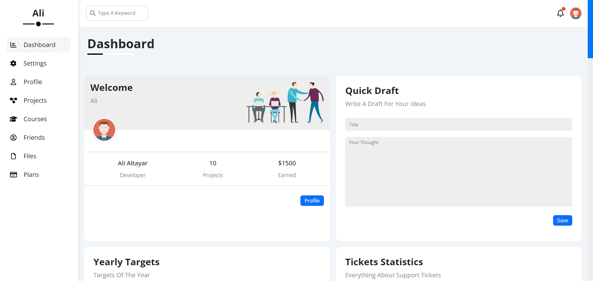 Dashboard Template